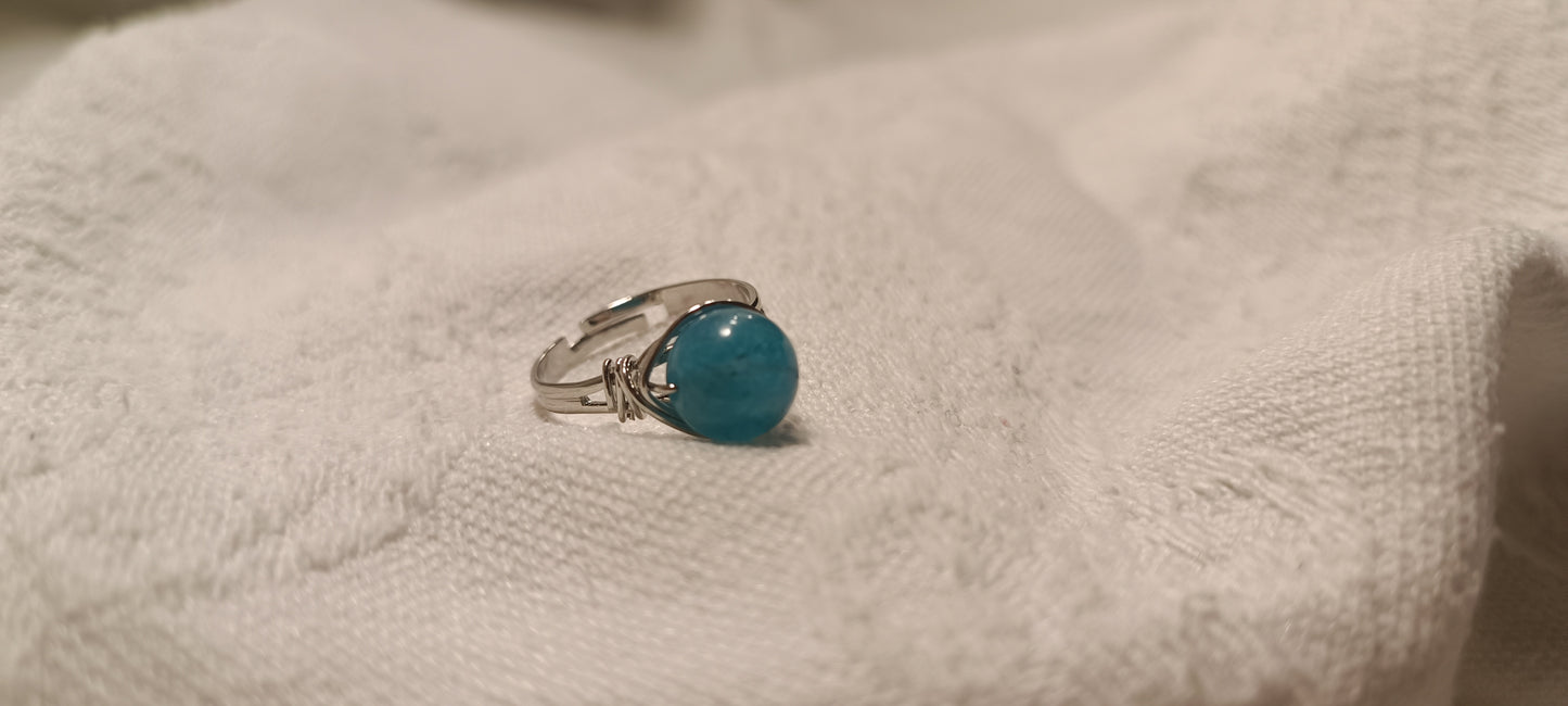 Anillo Ágata Azul