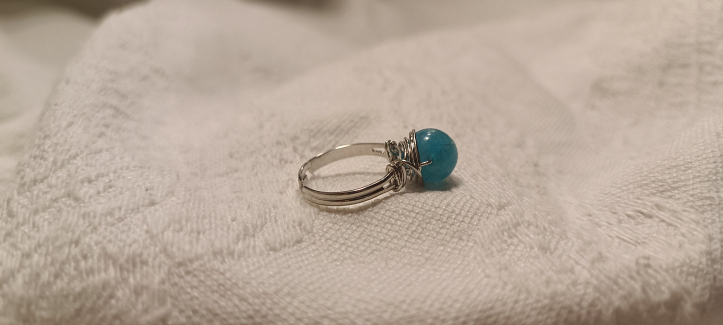 Anillo Ágata Azul