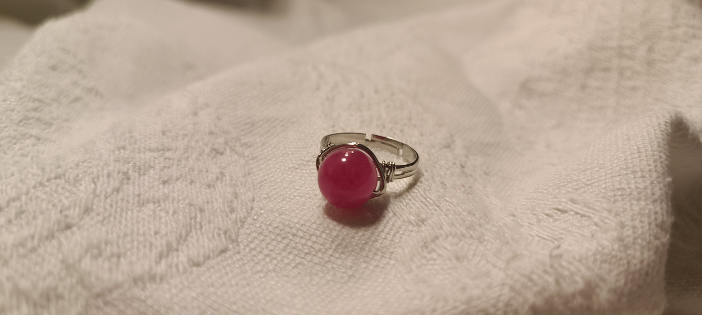 Anillo Ágata Magenta