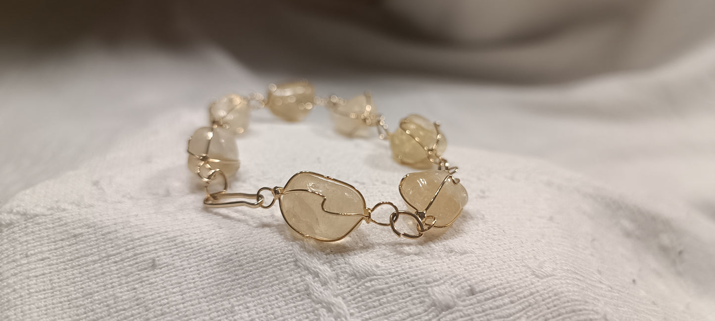 Pulsera Cuarzo Citrino