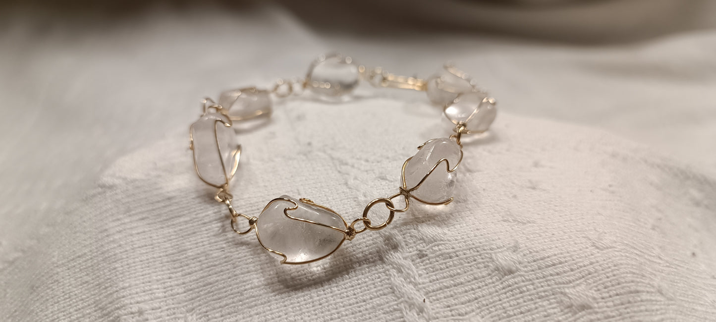 Pulsera Cuarzo Blanco