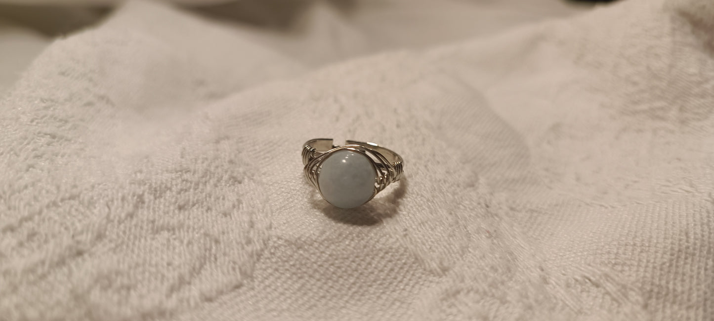 Anillo Cuarzo Gris