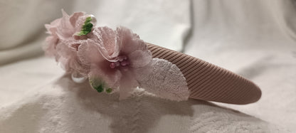 Diadema Flores Rosa