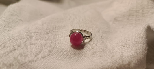 Anillo Ágata Magenta