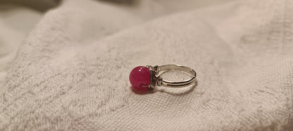 Anillo Ágata Magenta