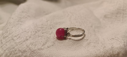 Anillo Ágata Magenta