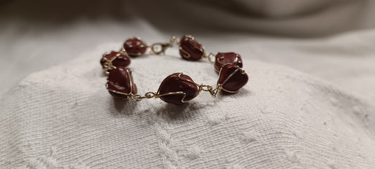 Pulsera Ágata Marrón.