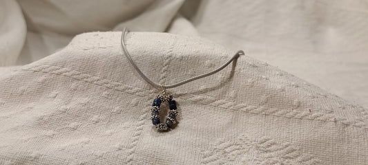 Colgante Aro Azul