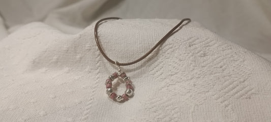 Colgante Aro Rosa