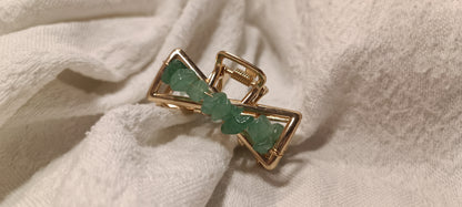 Pinza Aventurina Verde
