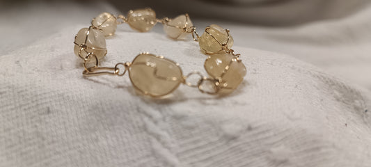 Pulsera Cuarzo Citrino
