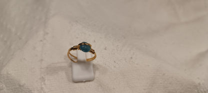 Anillo Aguamarina