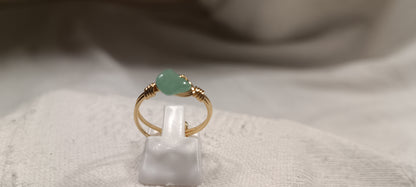 Anillo Aventurina Verde