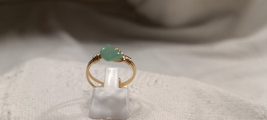 Anillo Aventurina Verde