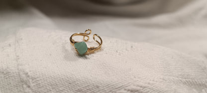 Anillo Aventurina Verde