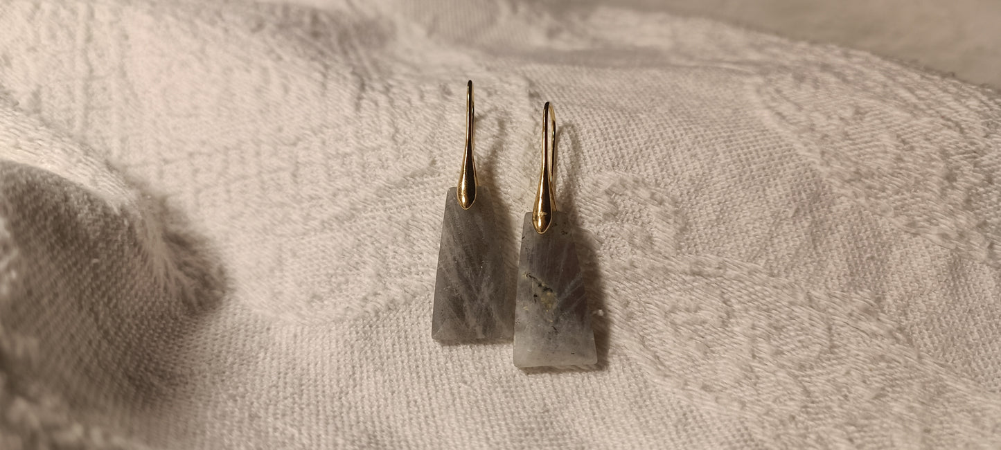 Pendientes Boho Labradorita