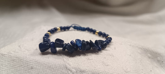Pulsera Nudo Lapislázuli