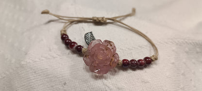 Pulsera Garnet Rose