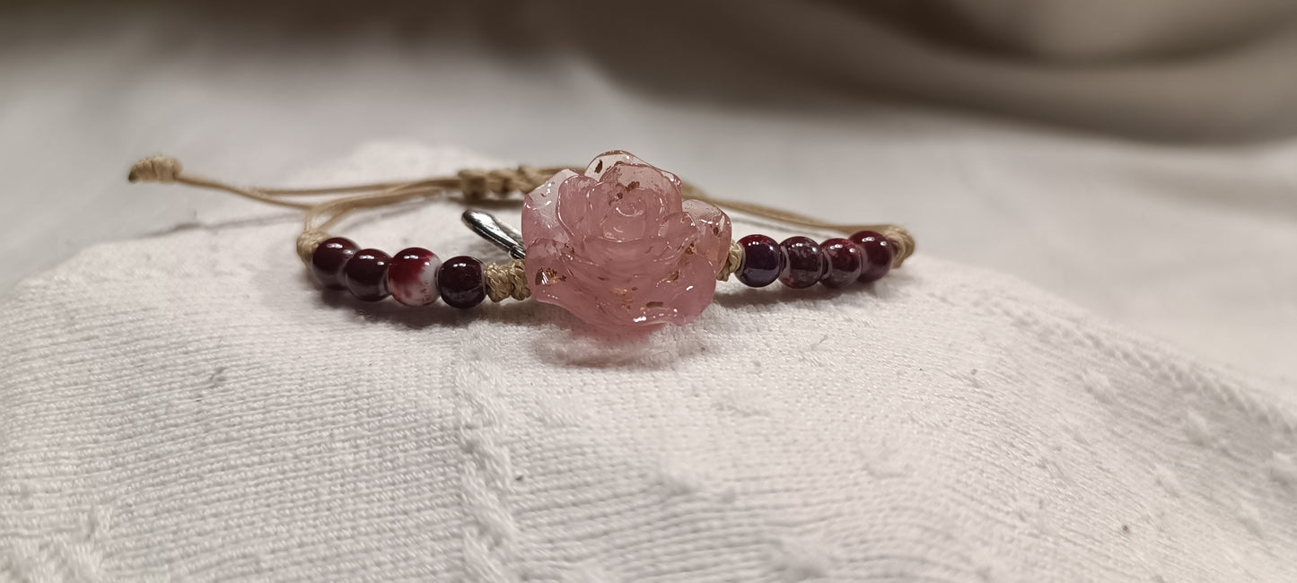 Pulsera Garnet Rose