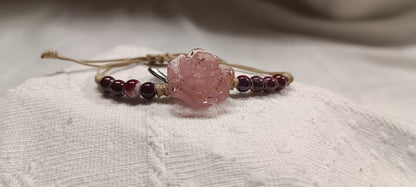 Pulsera Garnet Rose