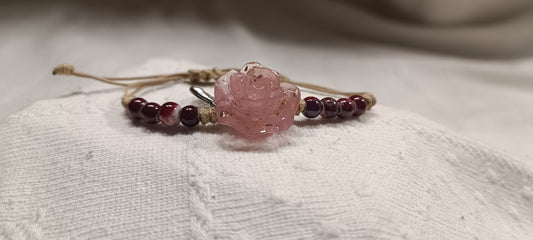 Pulsera Garnet Rose